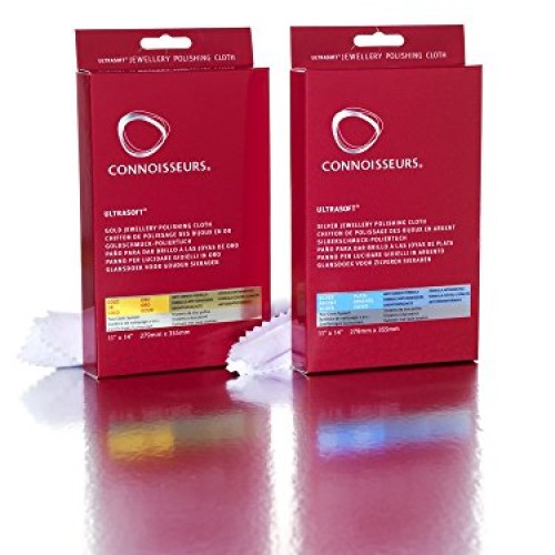 Connoisseurs UltraSoft Silver Jewelry Polishing Cloth. Silver Buff