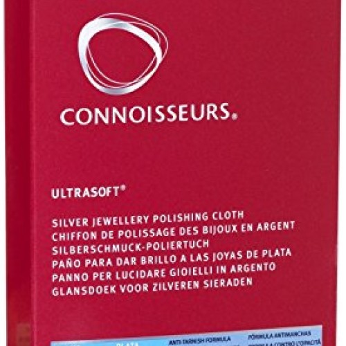 Connoisseurs UltraSoft Silver Jewelry Polishing Cloth. Silver Buff
