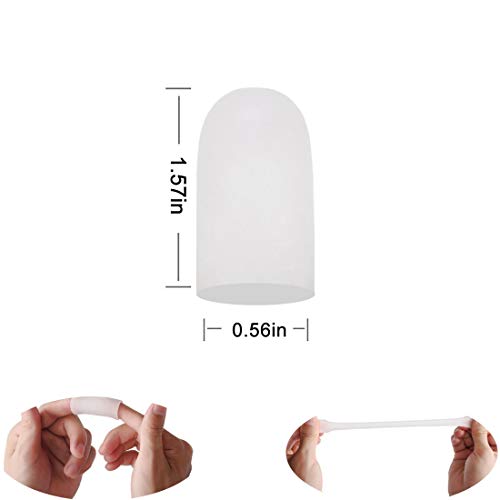 16 Pieces Gel Toe Caps, Silicone Toe Protector Toe Covers, Gel Toe...