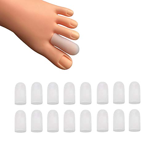 16 Pieces Gel Toe Caps, Silicone Toe Protector Toe Covers, Gel Toe...