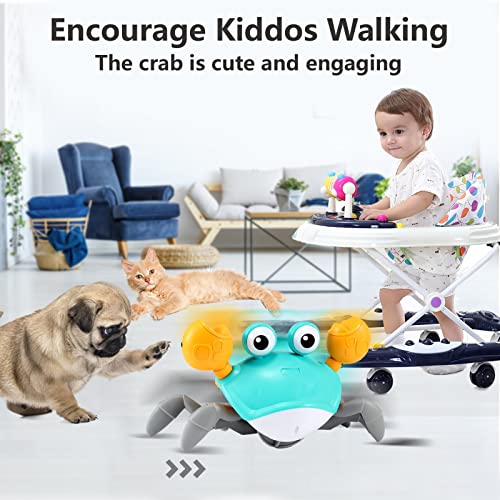 Baby Toys Infant Crawling Crab: Tummy Time Toy Gifts 3 4 5 6 7 8 9...