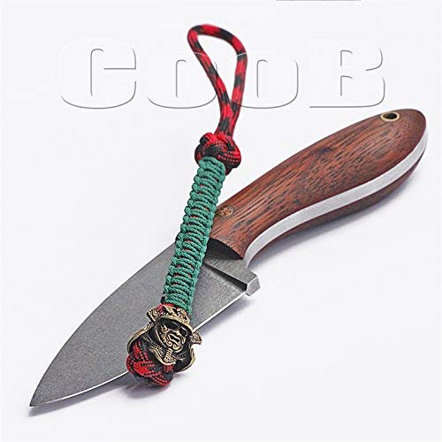 CooB EDC Paracord Keychain Keychains Charm Zipper Pull with Hand-C...