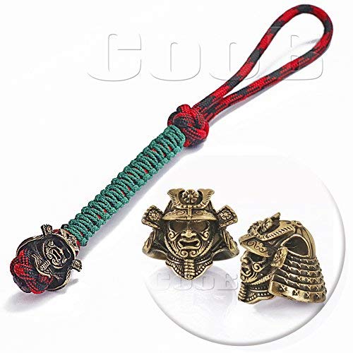 CooB EDC Paracord Keychain Keychains Charm Zipper Pull with Hand-C...