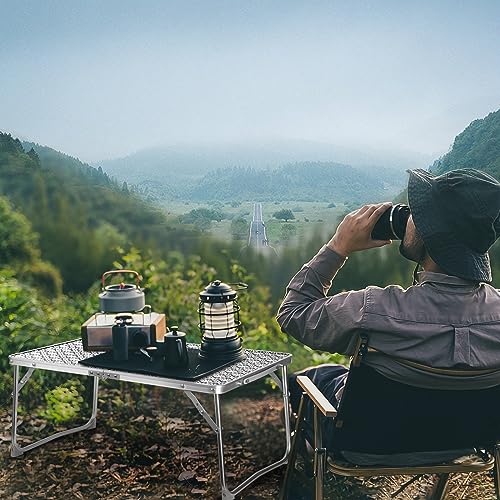 Coobi Small Folding Table,2 Foot x 16.5 inch Fold-in-Half Folding ...