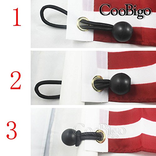 25pcs Pack Length 8 Bungee Ball Ties Cord ends Elastic Lace Rope ...