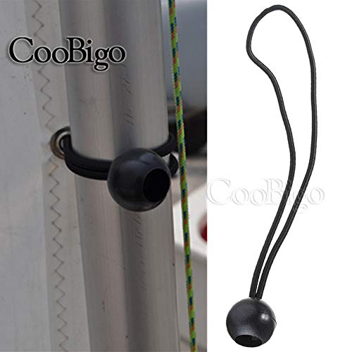25pcs Pack Length 8 Bungee Ball Ties Cord ends Elastic Lace Rope ...