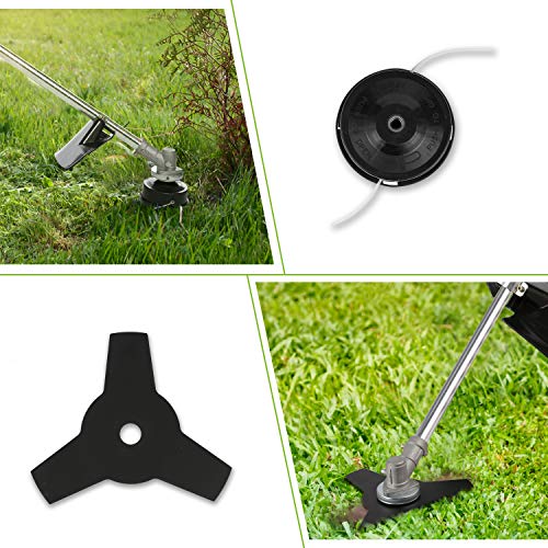 COOCHEER 42.7cc Weed Eater Gas Powered Weed Wacker 2-in-1 Straight...
