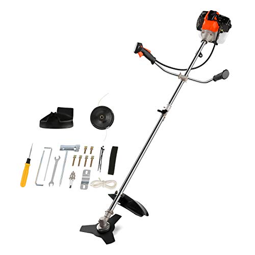 COOCHEER 42.7cc Weed Eater Gas Powered Weed Wacker 2-in-1 Straight...