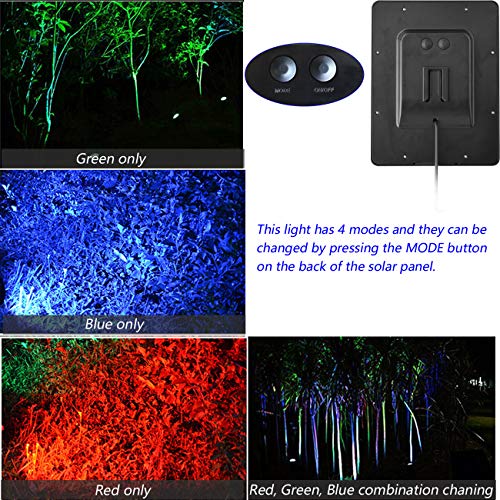 COODIA Solar Powered Underwater Night Light 3 Submersible RGB Lamp...
