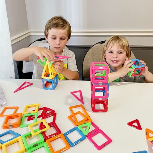 Upgraded Magnetic Blocks Tough Tiles STEM Toys for 3+ Year Old Boy...