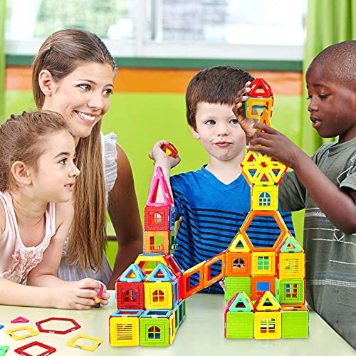 Upgraded Magnetic Blocks Tough Tiles STEM Toys for 3+ Year Old Boy...