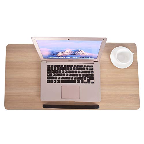 Coohole Home Office Desk with Four Lockable Wheels Can Be Raised a...