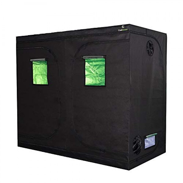 96x48x80Mylar Hydroponic Grow Tent with Obeservation Window and...