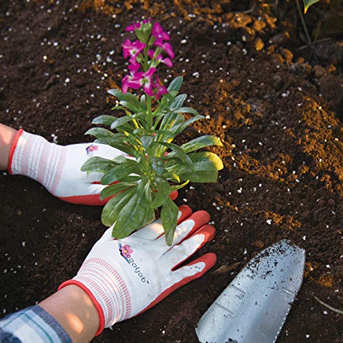 COOLJOB Gardening Gloves for Women and Ladies, 6 Pairs Breathable ...