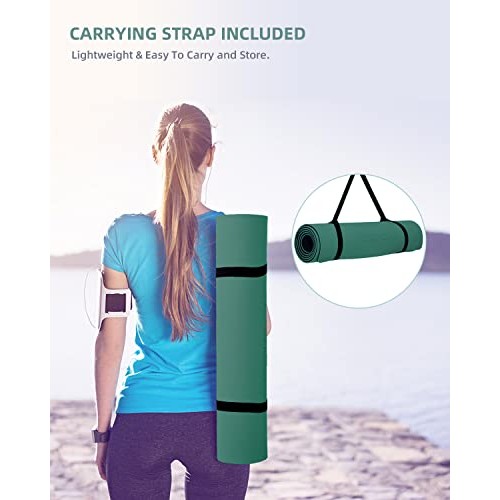 COOLMOON 1/4 Inch Extra Thick Yoga Mat Double-Sided Non Slip,Yoga ...