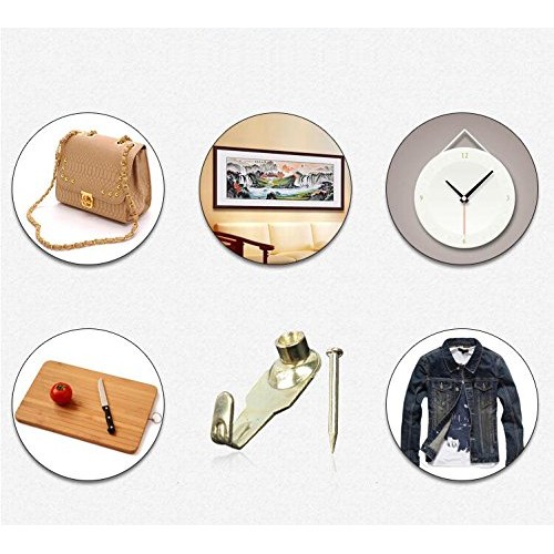 Picture Hangers, Coologin 120 Pieces Professional Photo Frame Hook...