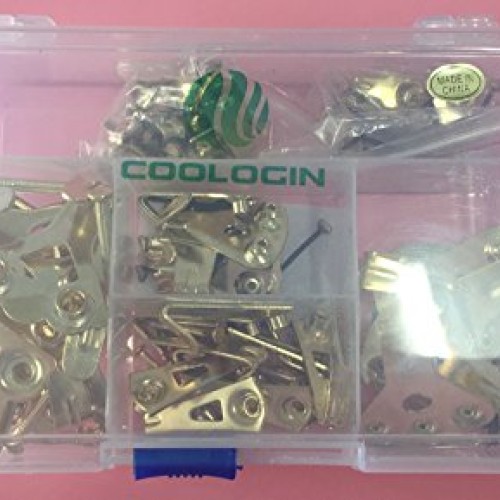 Picture Hangers, Coologin 120 Pieces Professional Photo Frame Hook...