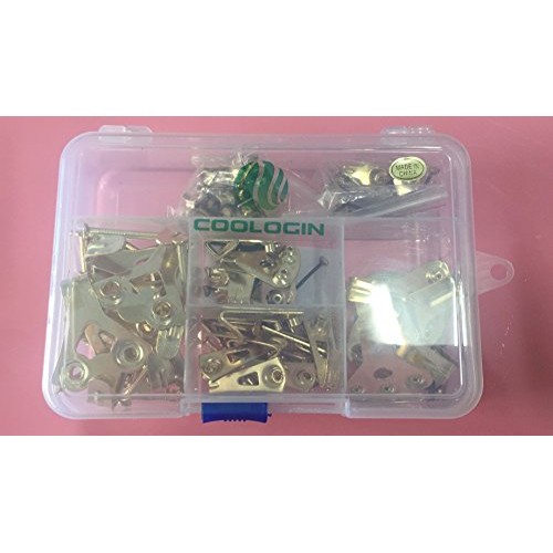 Picture Hangers, Coologin 120 Pieces Professional Photo Frame Hook...