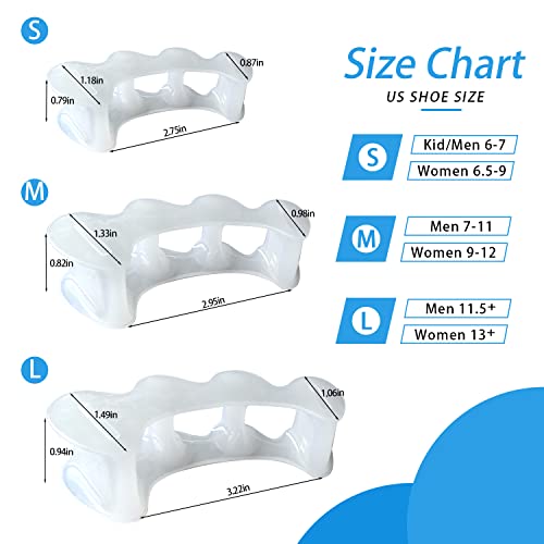 Toe Separator Toe Spacer for Men and Women, Toe Straightener for H...