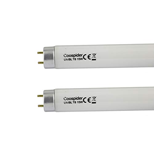 2-Pack 15W U/V BL CFL Compact Light Bulb for 30W Electric Zapper R...