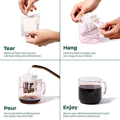 Copper Cow Coffee – Vietnamese Pour Over Coffee Filters – Dark Esp...