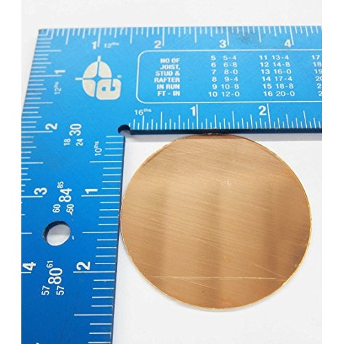 Copperlab 2-5/8 Inch Round Circle Disc Copper - Metal Stamping Bla...