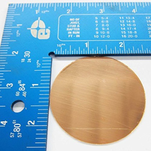 Copperlab 2-5/8 Inch Round Circle Disc Copper - Metal Stamping Bla...