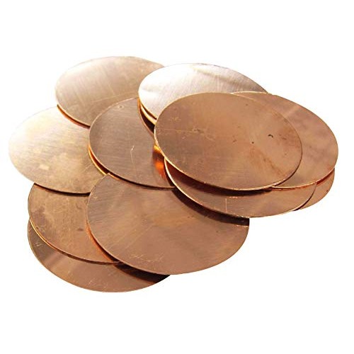 Copperlab 2-5/8 Inch Round Circle Disc Copper - Metal Stamping Bla...