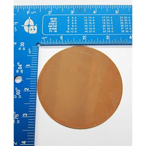 Copperlab 3-5/8 Inch Round Circle Disc Copper - Metal Stamping Bla...