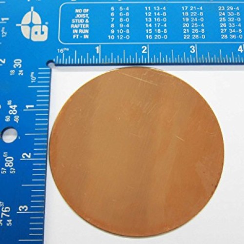 Copperlab 3-5/8 Inch Round Circle Disc Copper - Metal Stamping Bla...
