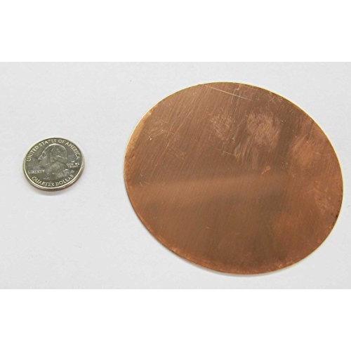 Copperlab 3-5/8 Inch Round Circle Disc Copper - Metal Stamping Bla...