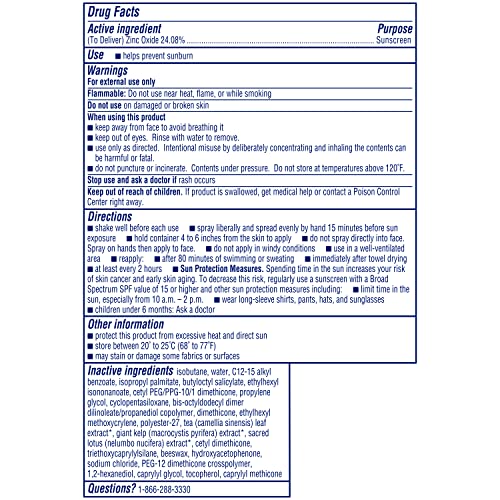 Coppertone Pure and Simple Kids Sunscreen Spray SPF 50, Zinc Oxide...