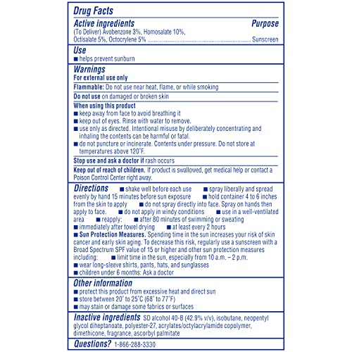 Coppertone SPORT Sunscreen Spray SPF 50, Water Resistant Spray Sun...