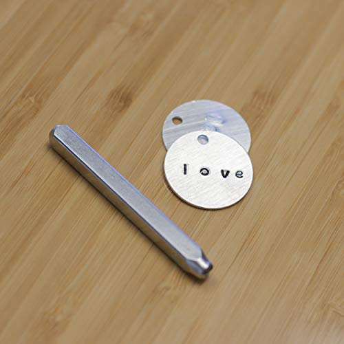 Custom Font Number and Letter Stamping Tool Case 36 Lowercase Sta...