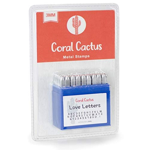Custom Font Number and Letter Stamping Tool Case 36 Uppercase Sta...