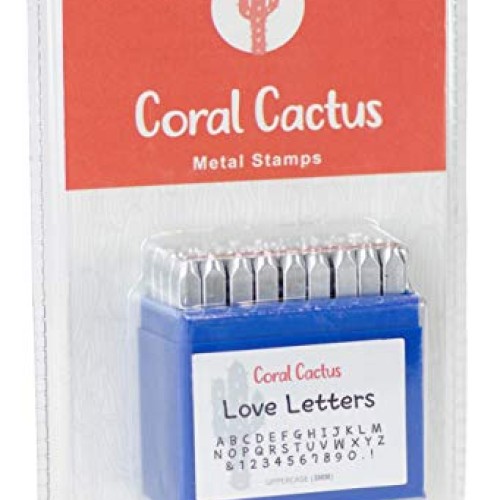 Custom Font Number and Letter Stamping Tool Case 36 Uppercase Sta...