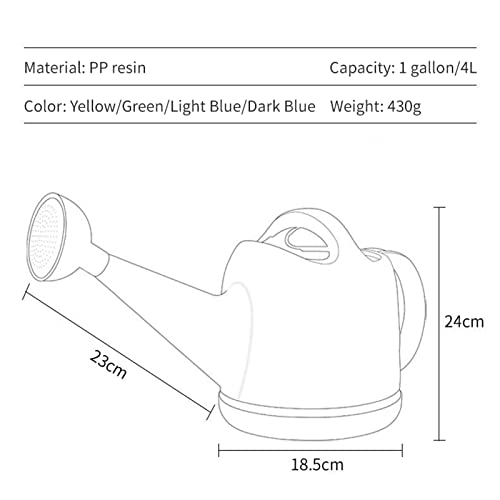 Watering Can 1 Gallon with Sprinkler Head, Plant Watering Can Long...