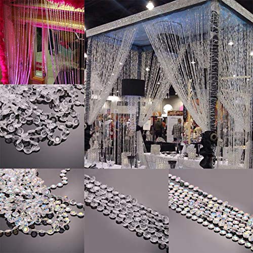 Corgy 1 Pack Beads Octagonal Crystal Beads Window Door Curtains DI...