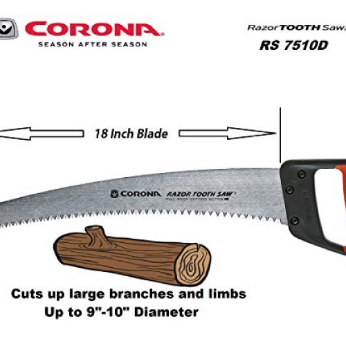 Corona Clipper Company RS 7510D RazorTOOTH Heavy Duty Pruning Curv...
