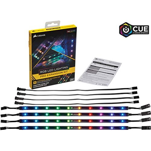 CORSAIR CL-8930002 RGB LED Lighting PRO Expansion Kit