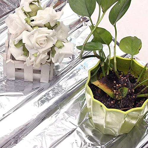 Plant Reflective Film Garden Wall Mylar Film Greenhouse Cover Foil...