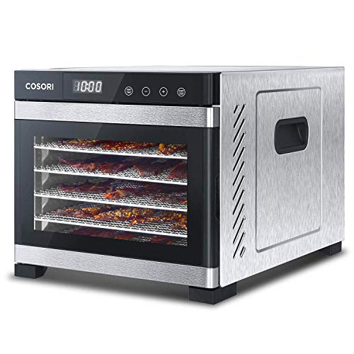 COSORI Premium Food Dehydrator Machine50 Free Recipes, 6 Stainle...