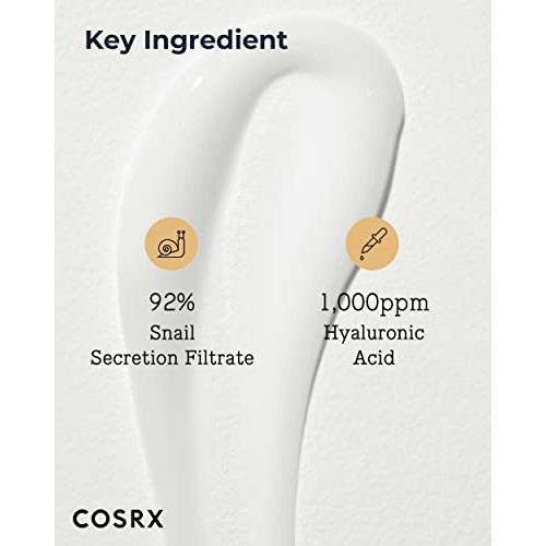 COSRX Snail Mucin 92% Repair Cream 3.52 oz, Daily Face Gel Moistur...