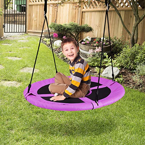 Costzon 40’’ Flying Saucer Tree Swing, Safe and Sturdy Swing for C...