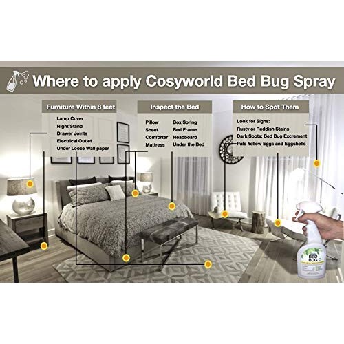 Bed Bug Killer Spray, Fast and Sure Kill with Extended Residual Pr...