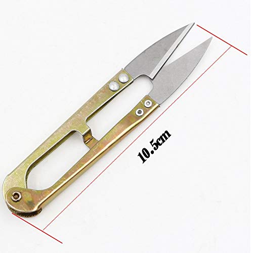 Cotchear Thread Scissors, 4.1 inch High-Carbon Steel Blades for Sn...