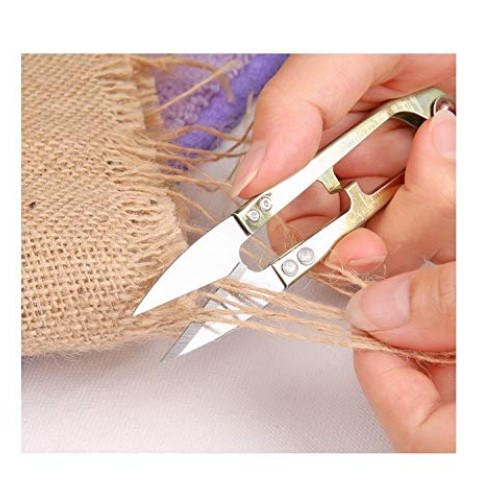 Cotchear Thread Scissors, 4.1 inch High-Carbon Steel Blades for Sn...