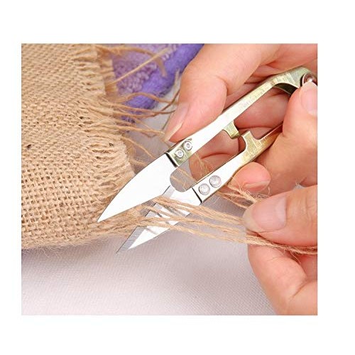 Cotchear Thread Scissors, 4.1 inch High-Carbon Steel Blades for Sn...
