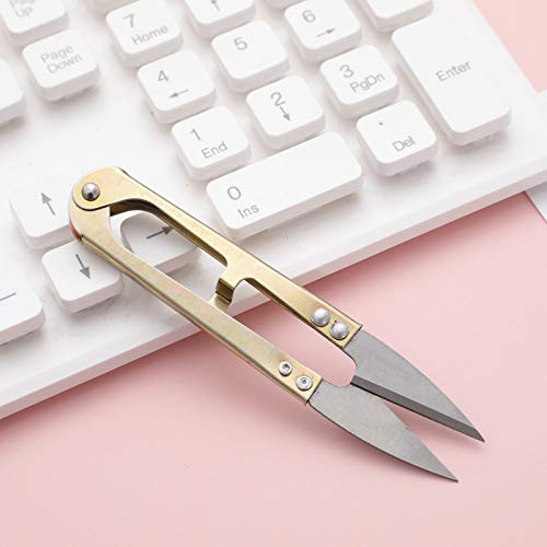 Cotchear Thread Scissors, 4.1 inch High-Carbon Steel Blades for Sn...