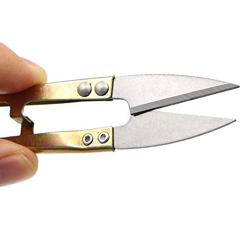 Cotchear Thread Scissors, 4.1 inch High-Carbon Steel Blades for Sn...